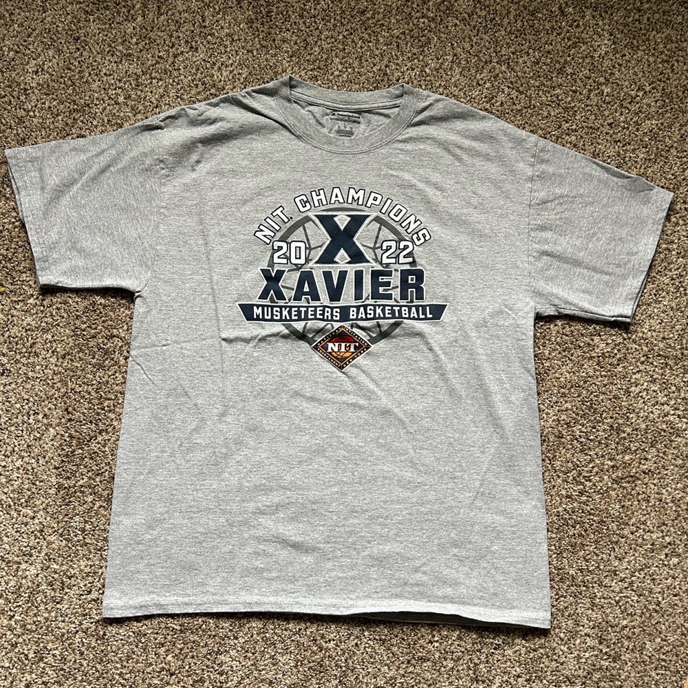 Champion University of Xavier Basketball NIT Champions Tee T-Shirt